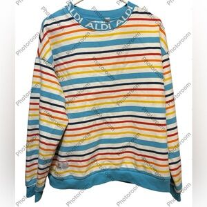 ALDI Gear size Large‎ striped sweatshirt